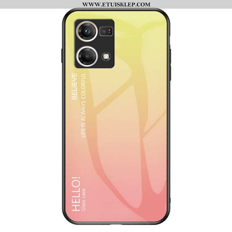 Etui do Oppo Reno 7 Szkło Hartowane Witam